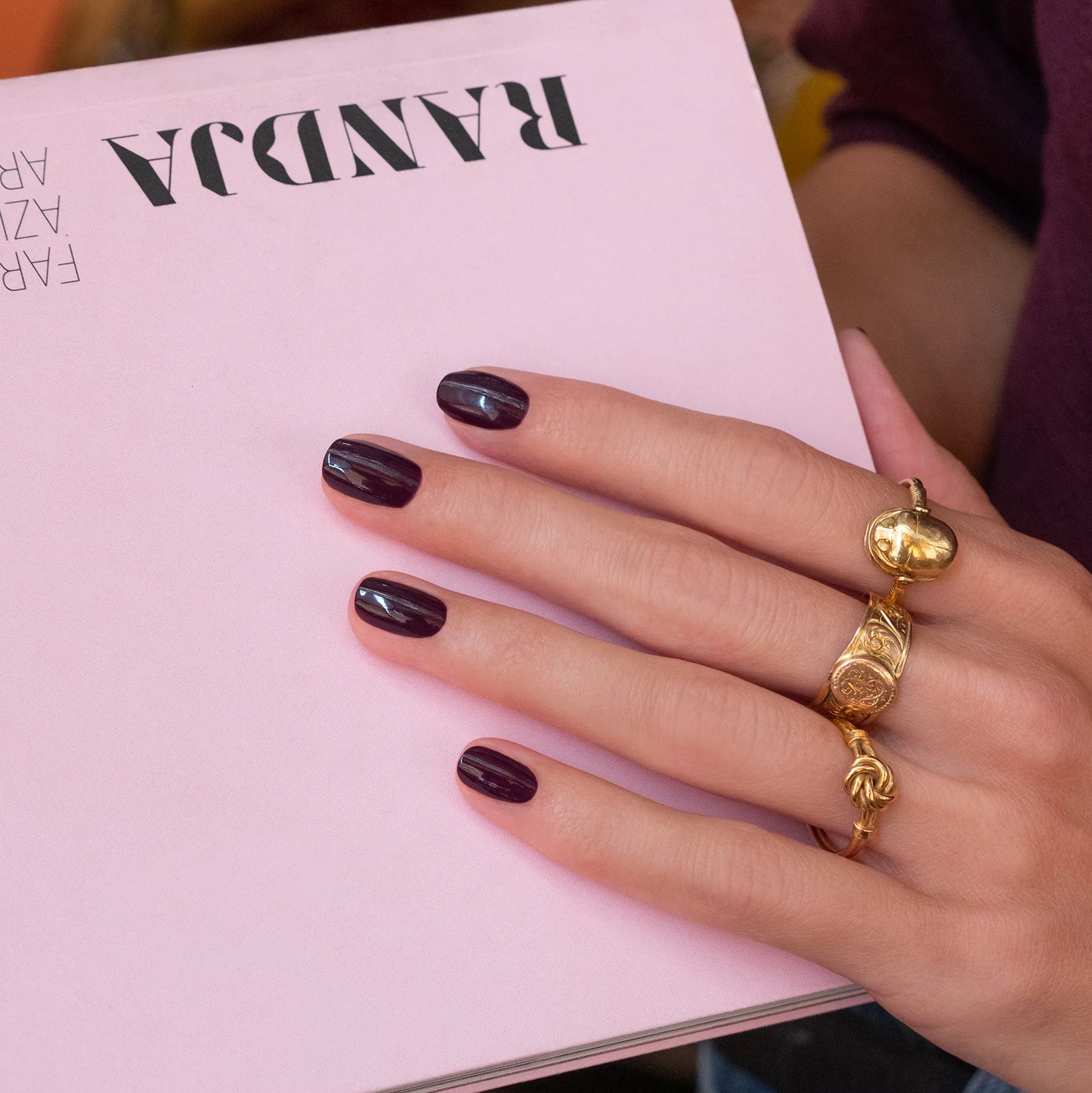 Vernis à ongles green - Aubergine